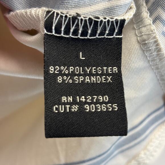 BCBG Maxazria Womens Retro Groovy Color Block Snap Down Top Size L 70s Vibes - Picture 7 of 8